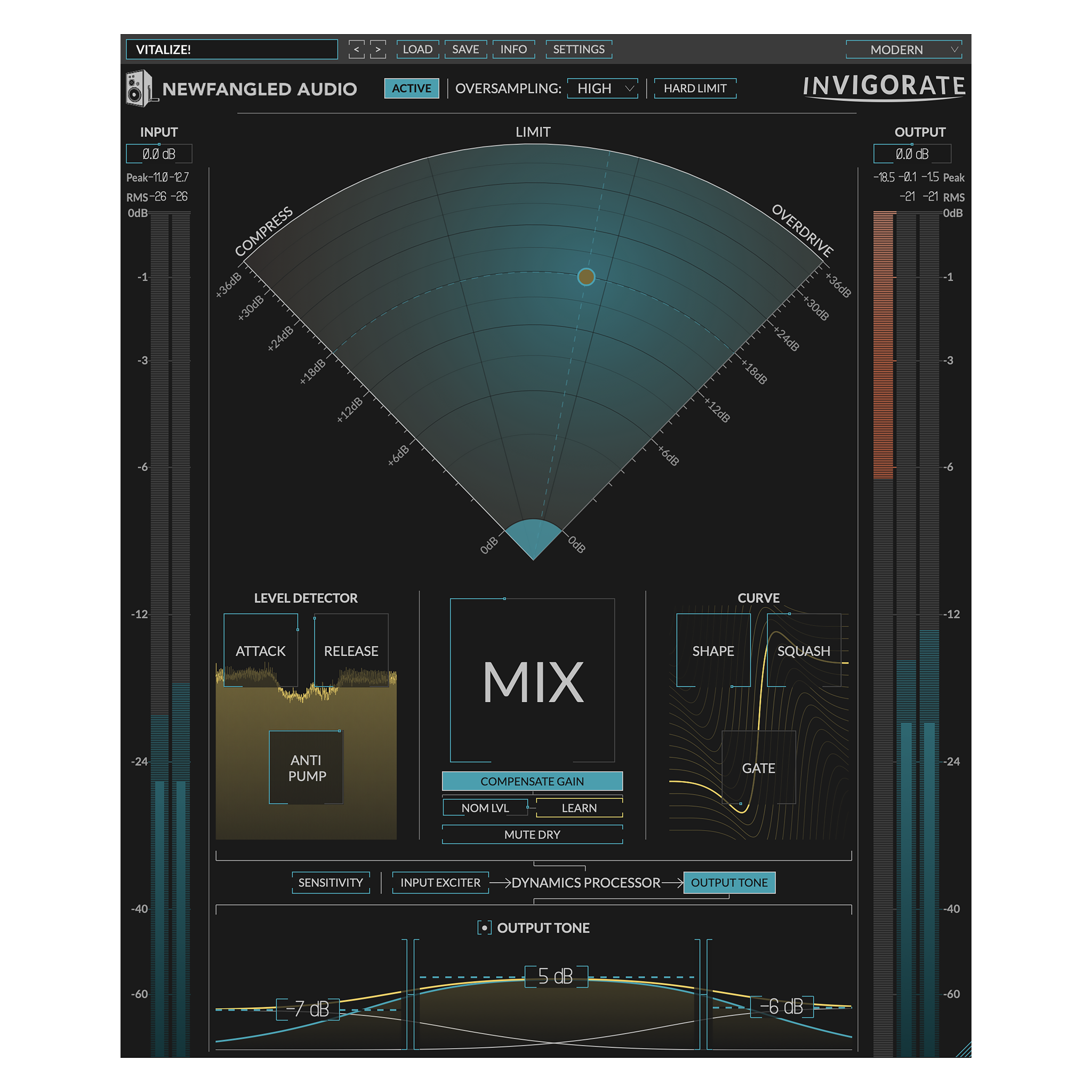 Invigorate User Interface